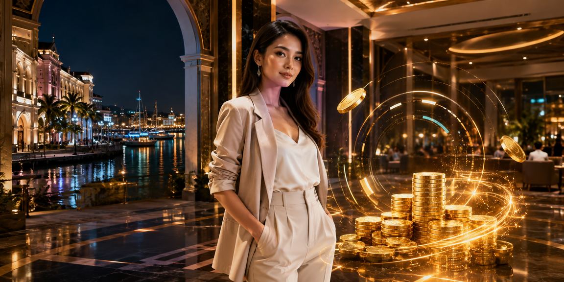 Hiburan kasino gaya Melayu Malaysia menggambarkan suasana bermain blackjack di th18